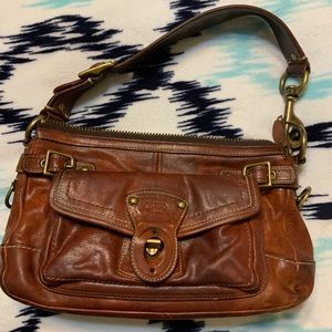 65th Anniversary Coach Leather shoulder bag